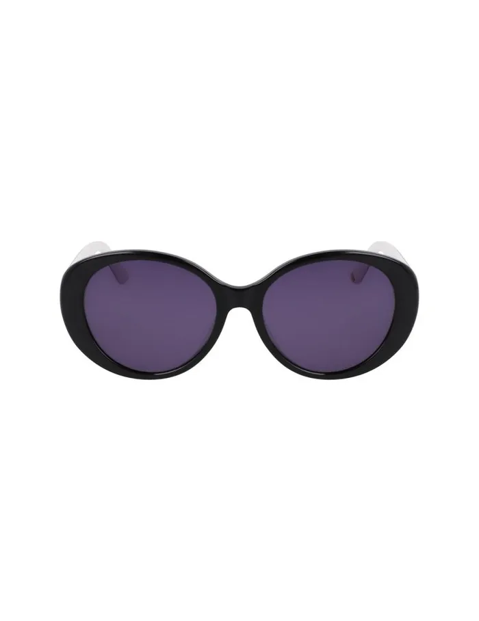 Women Glamorous Oval Sunglasses Ivory Pearl Anne Klein Sunglasses
