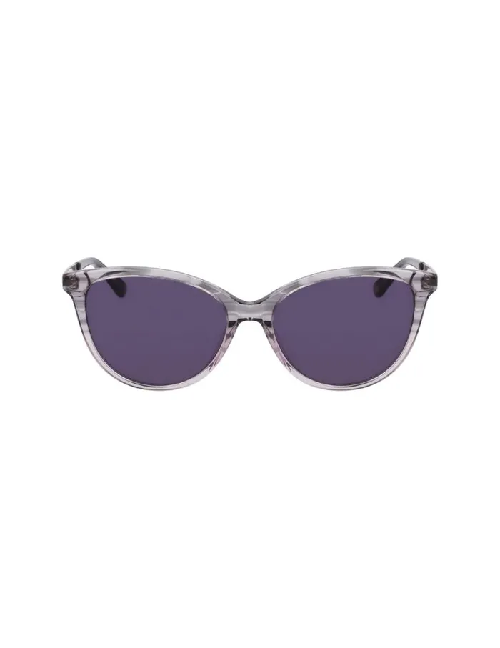 Women Gradient Uplifting Rectangle Sunglasses Grey Gradient Anne Klein Sunglasses