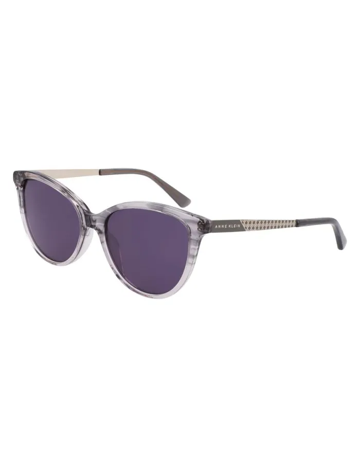 Women Gradient Uplifting Rectangle Sunglasses Grey Gradient Anne Klein Sunglasses