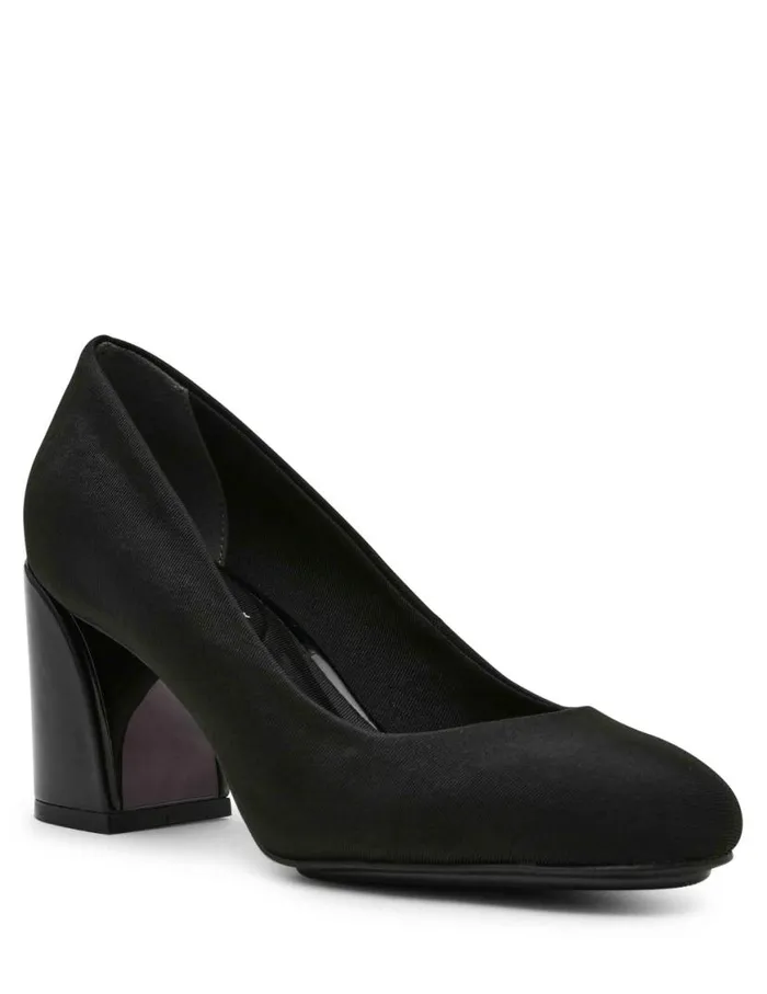Women Graham Black Patent Anne Klein Heels