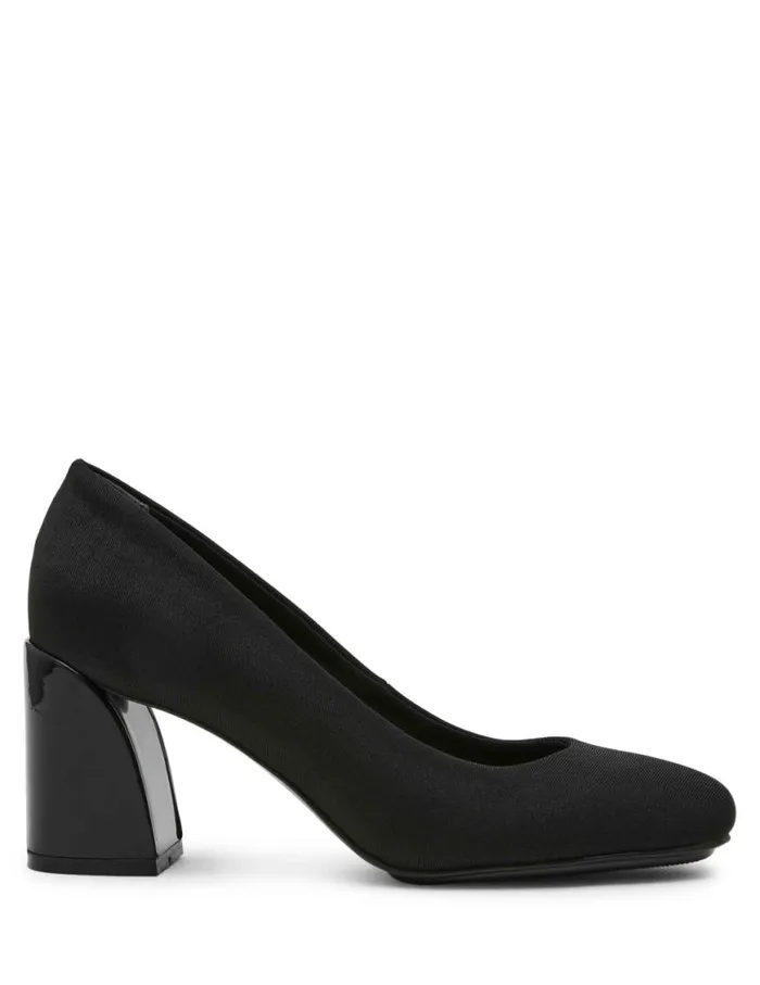 Women Graham Black Patent Anne Klein Heels