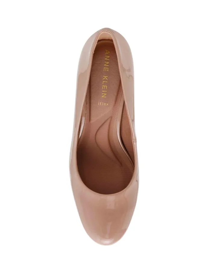 Women Graham Black Patent Anne Klein Heels