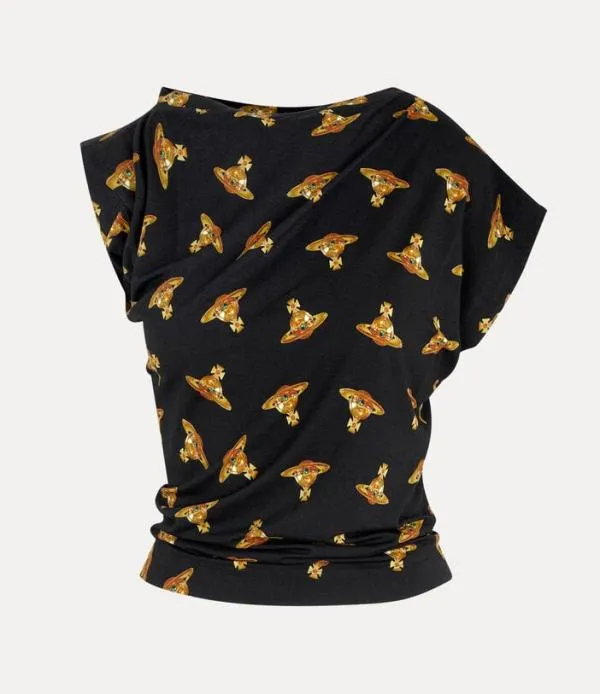 Women Hebo Top Black Hologram Orbs Viviennewestwood Shirts And Tops