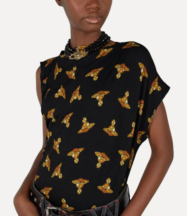Women Hebo Top Black Hologram Orbs Viviennewestwood Shirts And Tops