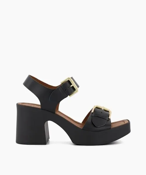 Women Heeled Sandals Dune London Jenies 8211 Black Black
