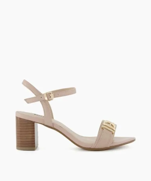 Women Heeled Sandals Dune London Jessie 8211 Blush Pink