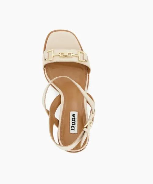 Women Heeled Sandals Dune London Jili 8211 Ecru Neutral Women Heeled Sandals Dune London Jili 8211 Ecru Neutral