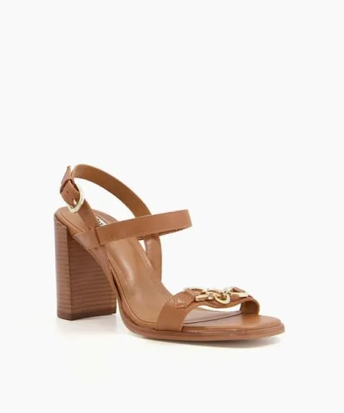 Women Heeled Sandals Dune London Junior 8211 Tan Brown Women Heeled Sandals Dune London Junior 8211 Tan Brown