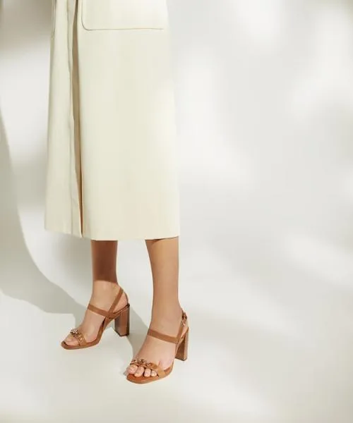 Women Heeled Sandals Dune London Junior 8211 Tan Brown Women Heeled Sandals Dune London Junior 8211 Tan Brown