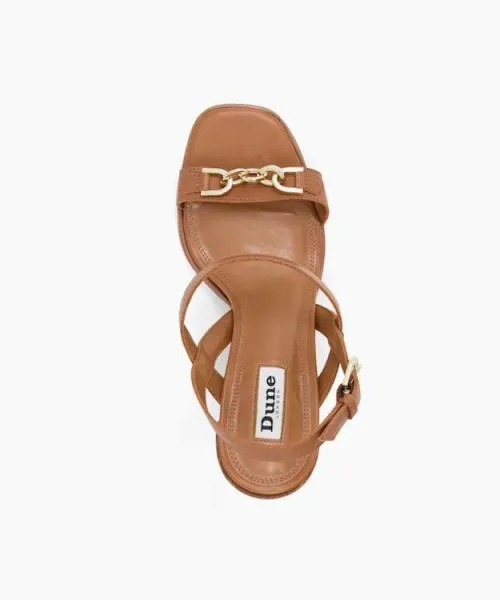 Women Heeled Sandals Dune London Junior 8211 Tan Brown Women Heeled Sandals Dune London Junior 8211 Tan Brown