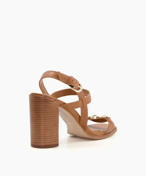 Women Heeled Sandals Dune London Junior 8211 Tan Brown Women Heeled Sandals Dune London Junior 8211 Tan Brown