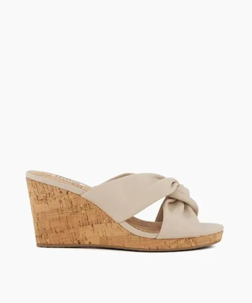 Women Heeled Sandals Dune London Kacee 8211 Ecru Neutral