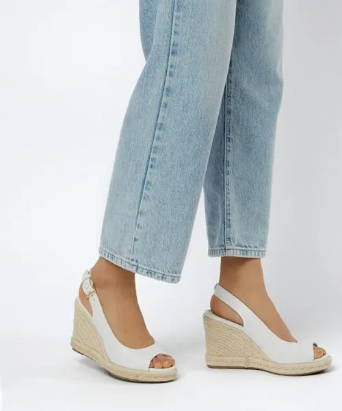 Women Heeled Sandals Dune London Kimmy 8211 White White Women Heeled Sandals Dune London Kimmy 8211 White White