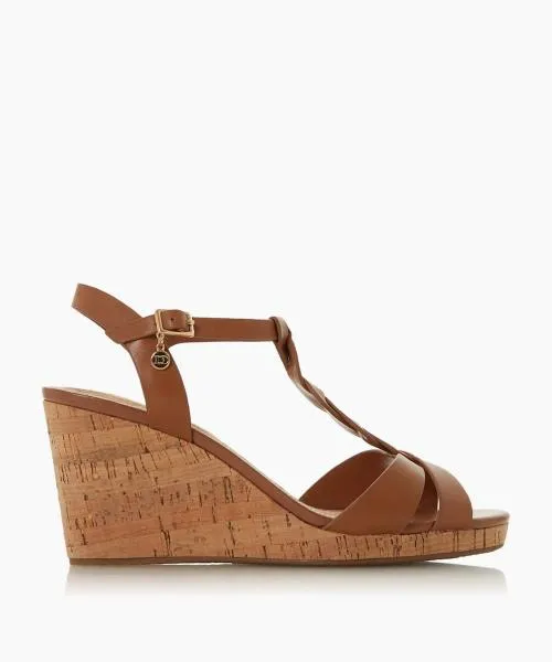 Women Heeled Sandals Dune London Koala 8211 Tan Brown