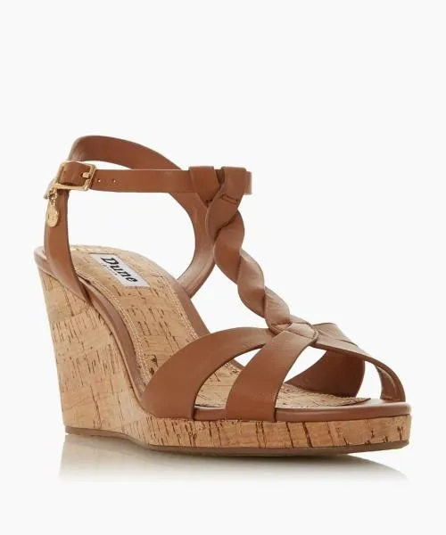 Women Heeled Sandals Dune London Koala 8211 Tan Brown Women Heeled Sandals Dune London Koala 8211 Tan Brown