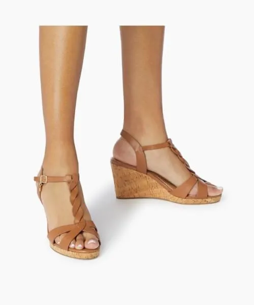 Women Heeled Sandals Dune London Koala 8211 Tan Brown Women Heeled Sandals Dune London Koala 8211 Tan Brown
