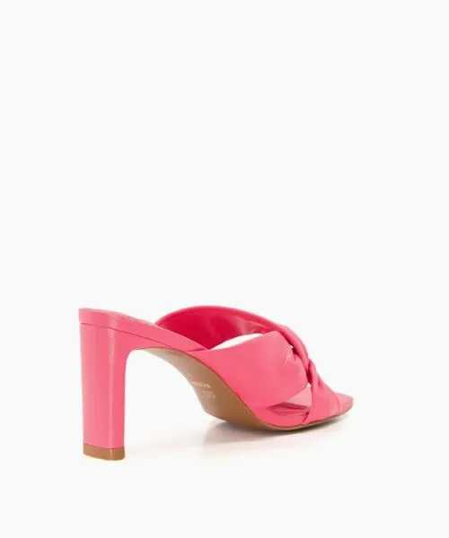 Women Heeled Sandals Dune London Magnet 8211 Pink Pink Leather Women Heeled Sandals Dune London Magnet 8211 Pink Pink Leather