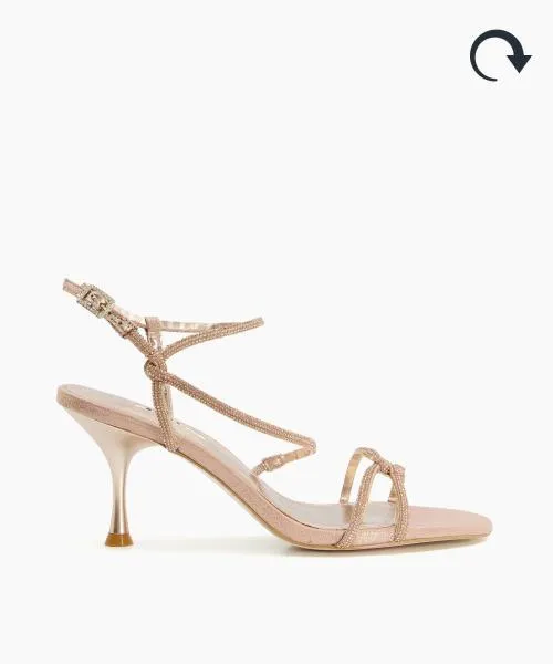 Women Heeled Sandals Dune London Majestys 8211 Gold Metallic Women Heeled Sandals Dune London Majestys 8211 Gold Metallic