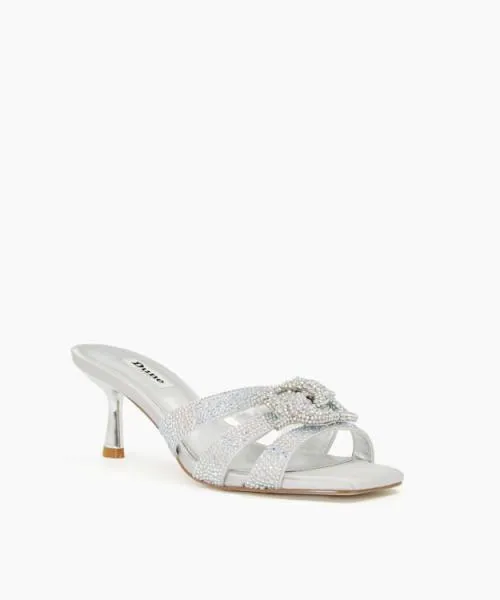 Women Heeled Sandals Dune London Manor 8211 Silver Metallic Women Heeled Sandals Dune London Manor 8211 Silver Metallic