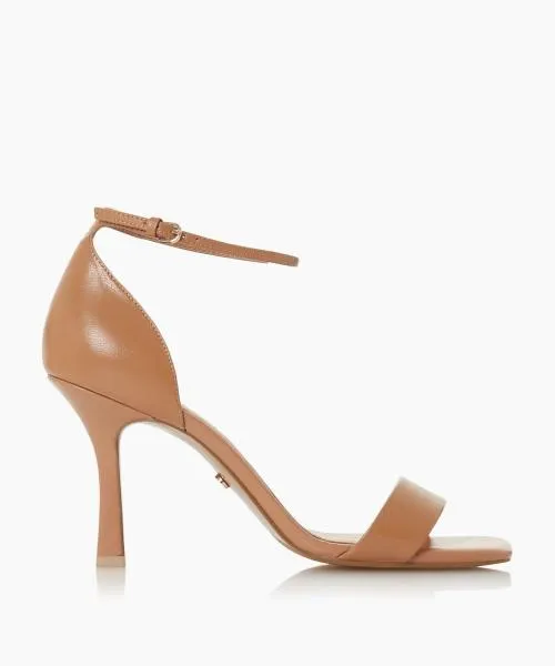 Women Heeled Sandals Dune London Meri 8211 Camel Brown