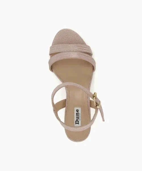 Women Heeled Sandals Dune London Merisa 8211 Rose Gold Metallic Women Heeled Sandals Dune London Merisa 8211 Rose Gold Metallic