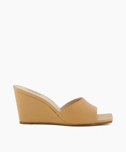 Women Heeled Sandals Dune London Motel 8211 Camel Brown