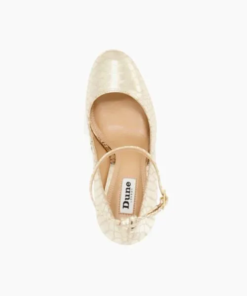 Women Heels Dune London Artist 8211 Gold Metallic Women Heels Dune London Artist 8211 Gold Metallic
