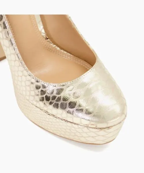 Women Heels Dune London Artist 8211 Gold Metallic Women Heels Dune London Artist 8211 Gold Metallic