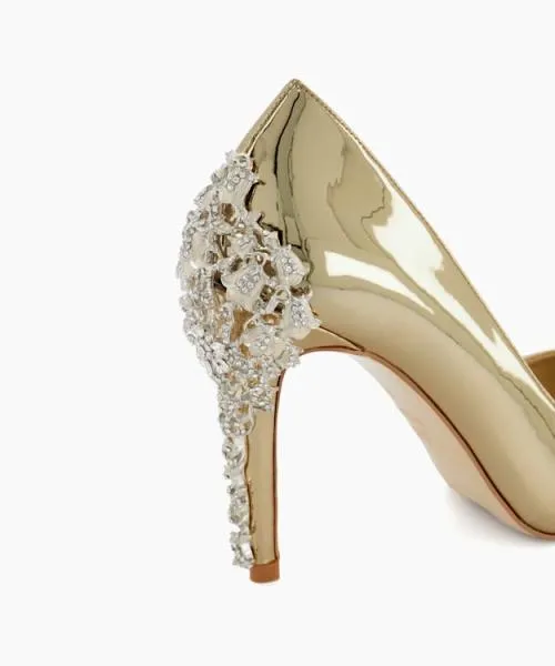 Women Heels Dune London Audley 8211 Gold Metallic Women Heels Dune London Audley 8211 Gold Metallic