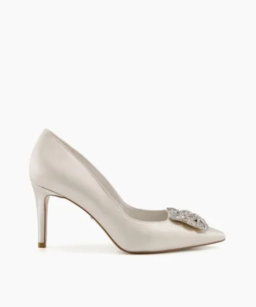 Women Heels Dune London Bellissima 8211 Ivory White