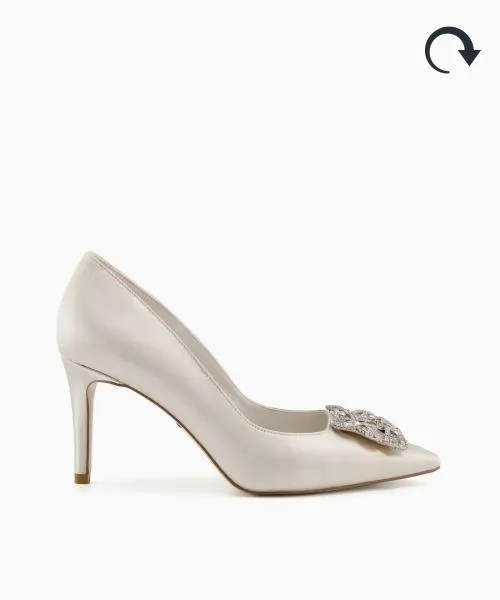 Women Heels Dune London Bellissima 8211 Ivory White Women Heels Dune London Bellissima 8211 Ivory White