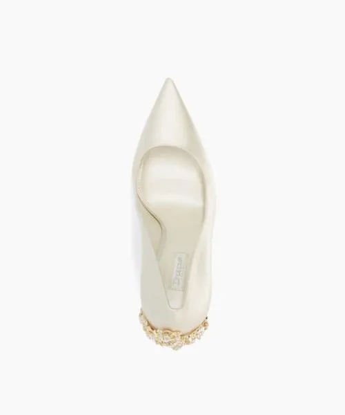 Women Heels Dune London Boutiques 8211 Ivory White Women Heels Dune London Boutiques 8211 Ivory White