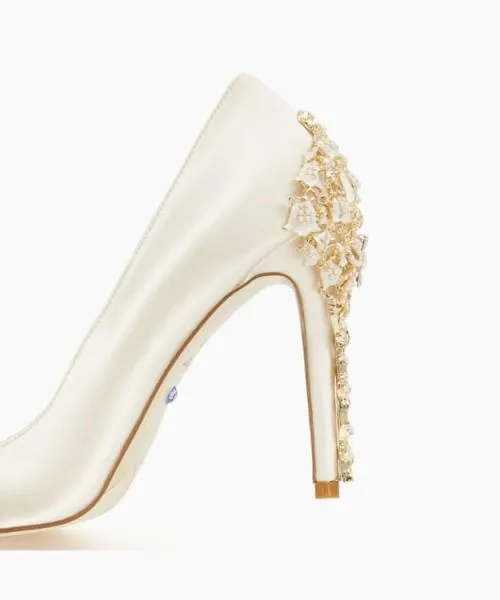 Women Heels Dune London Boutiques 8211 Ivory White Women Heels Dune London Boutiques 8211 Ivory White