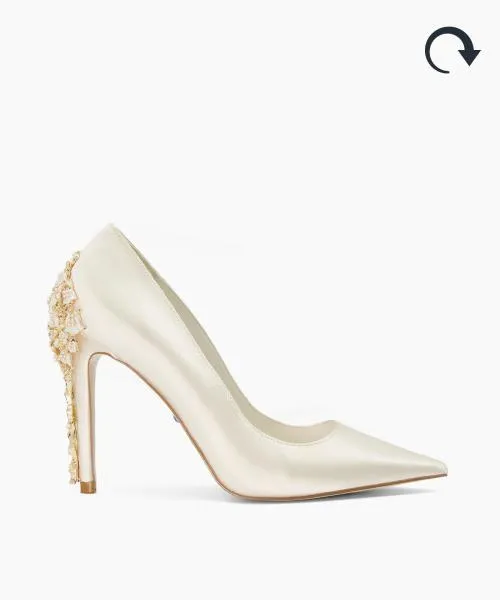 Women Heels Dune London Boutiques 8211 Ivory White Women Heels Dune London Boutiques 8211 Ivory White