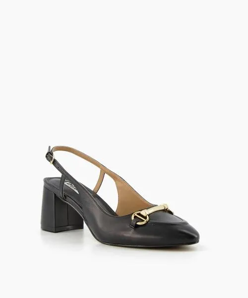 Women Heels Dune London Cassie 8211 Black Black Leather Women Heels Dune London Cassie 8211 Black Black Leather
