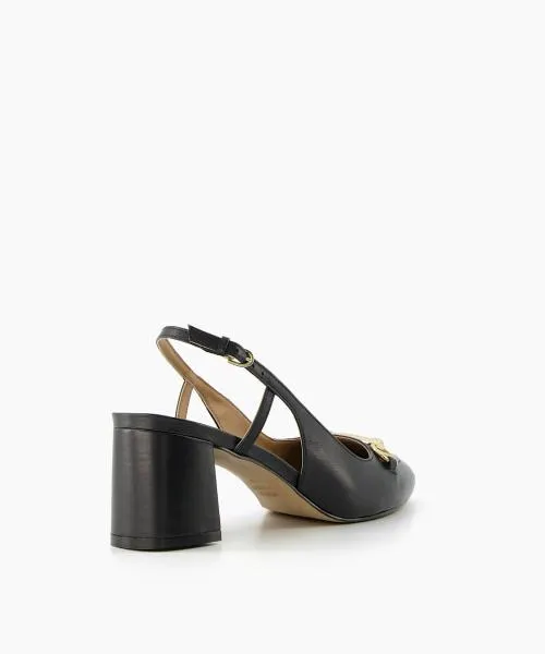 Women Heels Dune London Cassie 8211 Black Black Leather Women Heels Dune London Cassie 8211 Black Black Leather
