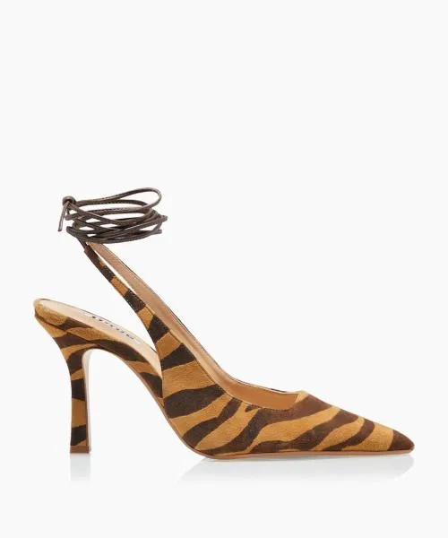 Women Heels Dune London Cirque 8211 Zebra Animal