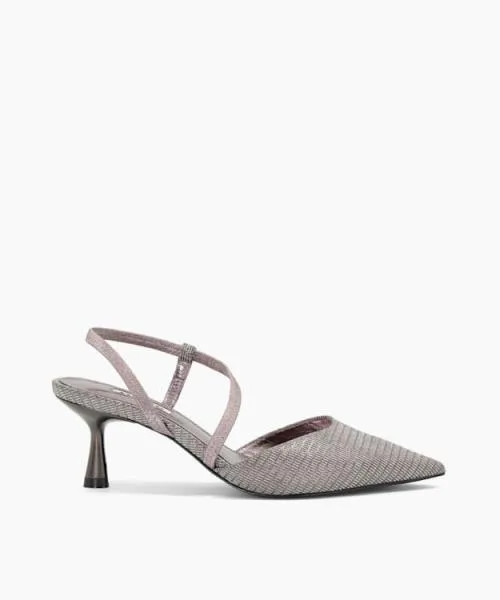 Women Heels Dune London Citrus 8211 Pewter Metallic