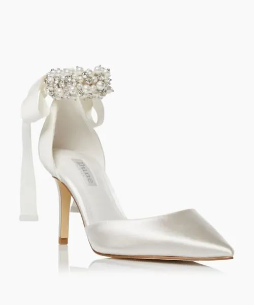Women Heels Dune London Clarette 8211 Ivory White Women Heels Dune London Clarette 8211 Ivory White