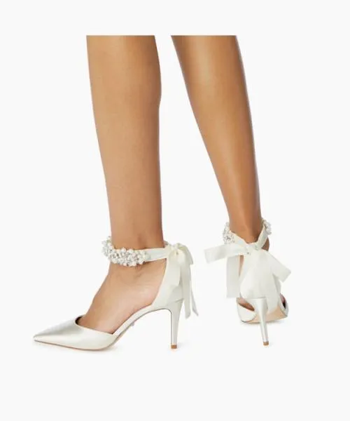 Women Heels Dune London Clarette 8211 Ivory White Women Heels Dune London Clarette 8211 Ivory White