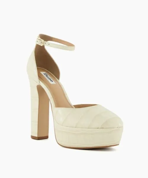 Women Heels Dune London Contest 8211 Ecru Neutral Women Heels Dune London Contest 8211 Ecru Neutral