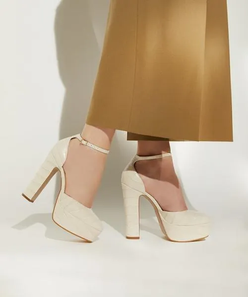 Women Heels Dune London Contest 8211 Ecru Neutral Women Heels Dune London Contest 8211 Ecru Neutral