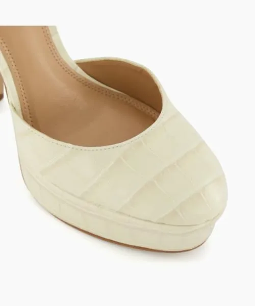 Women Heels Dune London Contest 8211 Ecru Neutral Women Heels Dune London Contest 8211 Ecru Neutral