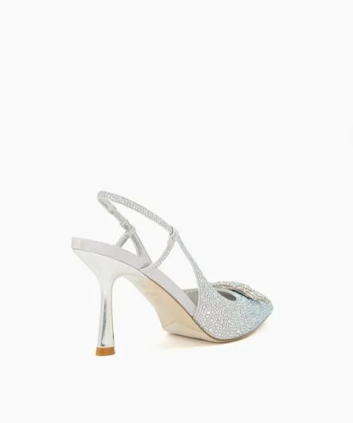 Women Heels Dune London Create 8211 Silver Metallic Women Heels Dune London Create 8211 Silver Metallic