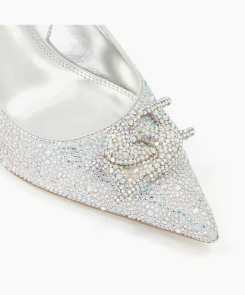 Women Heels Dune London Create 8211 Silver Metallic Women Heels Dune London Create 8211 Silver Metallic