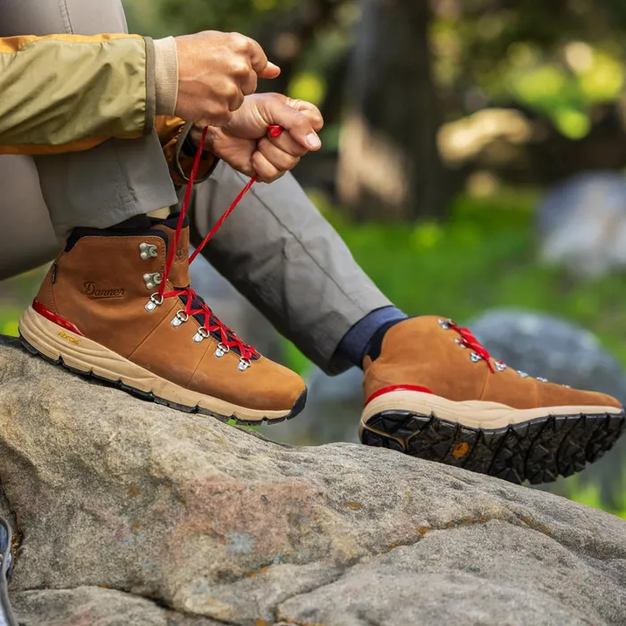 Women Hike Danner Mountain 600 Leaf GTX Grizzly Brownrhodo Red