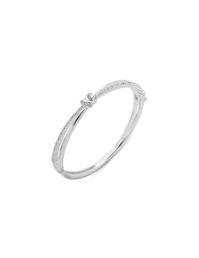 Women Hinge Bangle With Knot Bracelet Anne Klein Bracelets