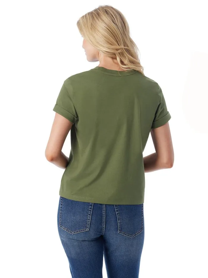 Women Ike Tee In Bronze Green Jessica Simpson Tops and Tees