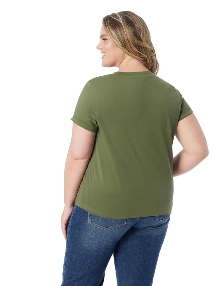 Women Ike Tee In Bronze Green Jessica Simpson Tops and Tees