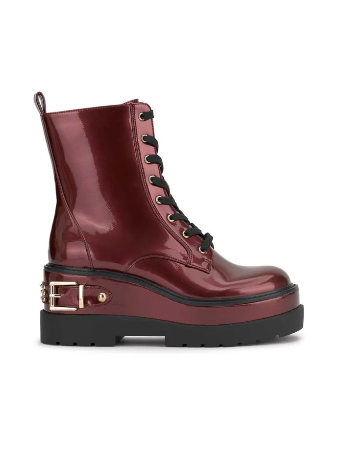 Women Imelda Combat Boot In Oxblood Jessica Simpson Boots and Booties